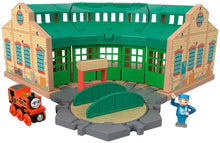 Load image into Gallery viewer, Thomas and Friends Wooden Railway - Tidmouth Sheds Fisher Price -