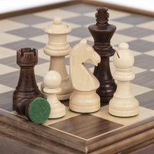 Load image into Gallery viewer, Chess 15 WOODEN Storag German Knight Staunton - chess