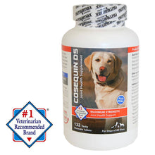 Load image into Gallery viewer, 132 Chewable Tablets Nutramax Cosequin DS Maximum Strength Plus MSM Joint Health Supplement for Dogs -