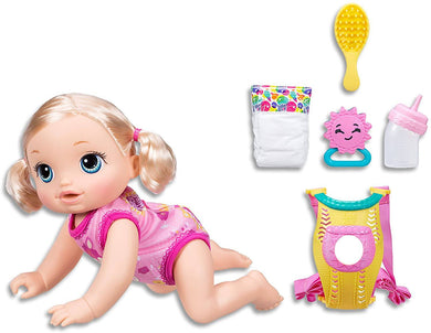 Baby Alive Dolls Baby Go Bye Bye 25+ Sounds & Phrases Blonde Girl Kids Toys - 