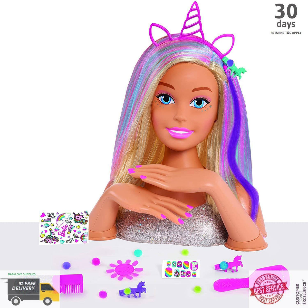 Barbie deluxe hair hot sale