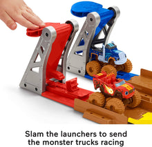 Load image into Gallery viewer, Blaze Mud Pit Racetrack Play set Fisher Price - 
