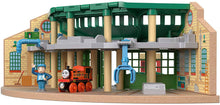 Load image into Gallery viewer, Fisher Price Thomas and Friends Wooden Railway Tidmouth Sheds -