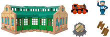 Load image into Gallery viewer, Fisher Price Thomas and Friends Wooden Railway Tidmouth Sheds -