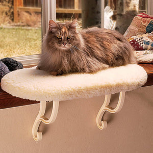 K&H Pet Products Kitty Sill Cat Window Hammock Perch (Heated or Unheated) - 
