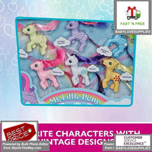 Load image into Gallery viewer, My Little Pony Collection Retro 6 Mane Ponies Pack Twilight Sparkle Pinky PIE -