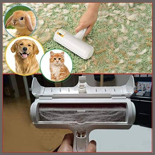 ORDORA Pet Hair Remover for Furniture/Bed, Reusable Dog Hair Remover Roller  for Dog & Cat, Self-Cleaning, No Adhesive or Sticky Tape Needed, Perfect