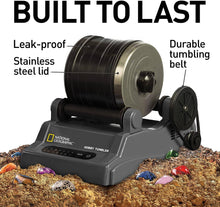 Load image into Gallery viewer, NATIONAL GEOGRAPHIC Hobby Rock Tumbler Kit Rough Gemstones 4 Polishing Grits -