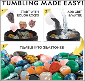 NATIONAL GEOGRAPHIC Professional Rock Tumbler Kit - 