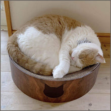 Load image into Gallery viewer, Necoichi Cozy Cat Scratcher Bowl (Dark Cherry) -