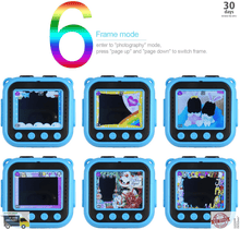 Load image into Gallery viewer, Ourlife Kids Waterproof Camera with Video Recorder Includes 8GB Memory Card Blue -