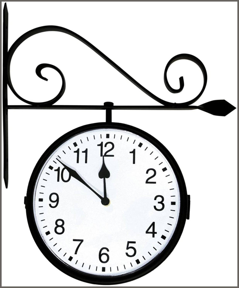 18” Silver Porthole Clock – Poolmaster