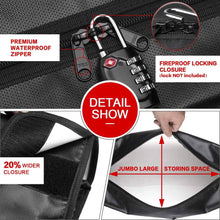 Load image into Gallery viewer, ROLOWAY Large (17 x 12 x 5.8 inches) Fireproof Bag, XL Fireproof Document Bags -