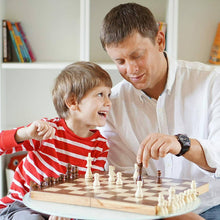 Load image into Gallery viewer, Staunton Pawnson Chess Large Folding Chess Board Game Sets -