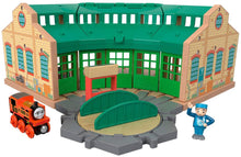 Load image into Gallery viewer, Fisher Price - Thomas and Friends Wooden Railway - Tidmouth Sheds - 
