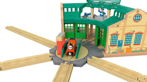 Fisher Price - Thomas and Friends Wooden Railway - Tidmouth Sheds - 