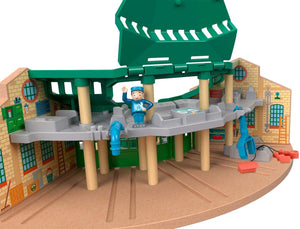 Thomas and Friends Wooden Railway - Tidmouth Sheds Fisher Price - 