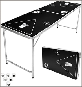 Go Pong 1.8m Portable Folding Beer Pong - 