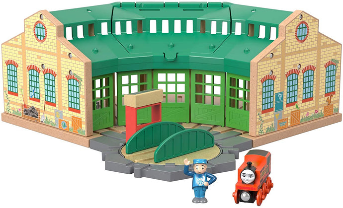 Thomas and Friends Wooden Railway - Tidmouth Sheds Fisher Price - 