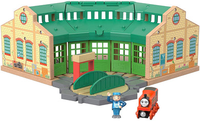 Fisher Price - Thomas and Friends Wooden Railway - Tidmouth Sheds - 