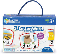 Load image into Gallery viewer, Learning Resources 3-Letter Word Puzzle Cards - 
