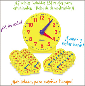 Learning Resources Classroom Clock Kit - 