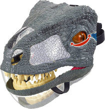 Load image into Gallery viewer, Jurassic CHOMP ROAR MASK Velociraptor Blue - 
