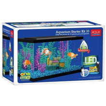 Load image into Gallery viewer, 10-Gallon Aquarium Starter Kit With LED Lighting - 
