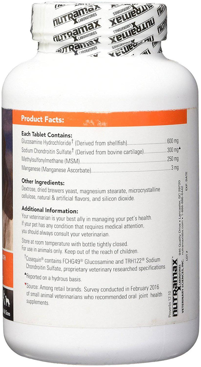 Cosequin ds plus msm joint outlet health supplement for dogs