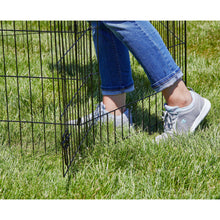 Load image into Gallery viewer, 24&quot;W x 42&quot;H  Foldable Metal Exercise Pet Playpen with Door - 
