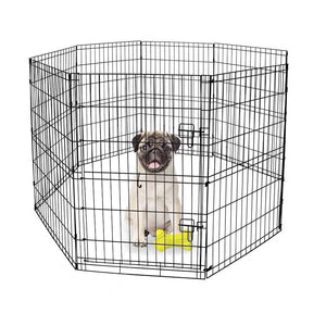 30"H Indoor & Outdoor Pet Exercise Play Pen Vibrant Life - 