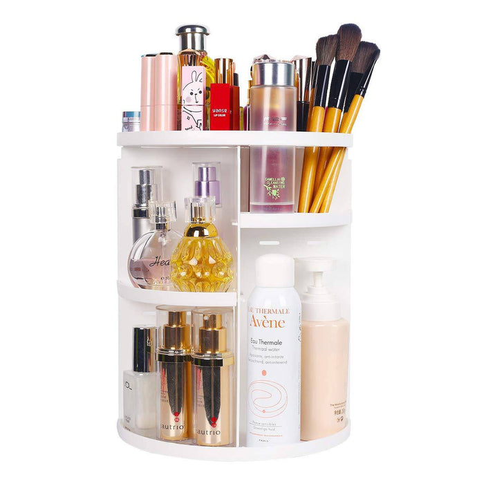360 Makeup Organizer Detachable Spinning Cosmetic Storage - 