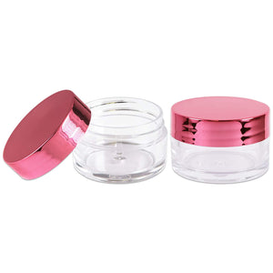 Acrylic Round Clear Jars - 