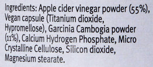 Apple Cider Vinegar Garcinia 90T without the taste and smell plus the goodness - 