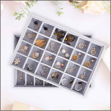 Load image into Gallery viewer, Autoark Ice Velvet Stackable Jewelry Tray Showcase Display Organizer - 
