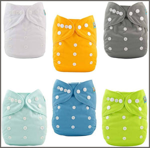 Baby Cloth Nappies One Size Adjustable Washable Reusable - 