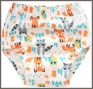 Baby Cotton Training Pants 4 Pack Padded Toddler Potty Training - 