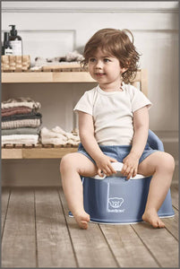 BabyBjörn Potty Chair Deep Blue White - 
