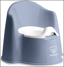 Load image into Gallery viewer, BabyBjörn Potty Chair Deep Blue White - 
