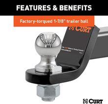 Load image into Gallery viewer, Ball Mount CURT 45034 Class III Loaded - 3500lbs GTW 350lbs  USA  IMPORT QUALITY - 
