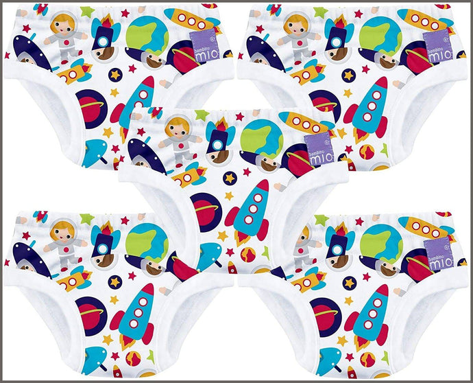Bambino Mio potty training pants, outer space, 2-3 years, 5 pack - 