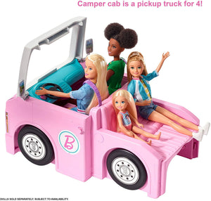Barbie 3-in-1 DreamCamper Vehicle Transforming Camper with Pool - 