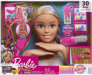 Barbie glitter and go styling 2024 head