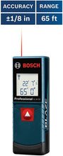 Load image into Gallery viewer, Bosch GLM 20 Compact Laser Measure with Backlit Display, 65&#39; - 
