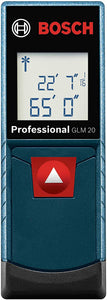 Bosch GLM 20 Compact Laser Measure with Backlit Display, 65' - 
