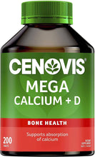 Load image into Gallery viewer, Calcium Vitamin D Cenovis support bone strength absorption  200 Tab - 
