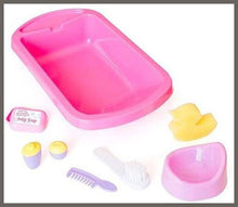 Load image into Gallery viewer, Casdon 711 Bath and Potty Doll Accessory,Pink/Purple - 

