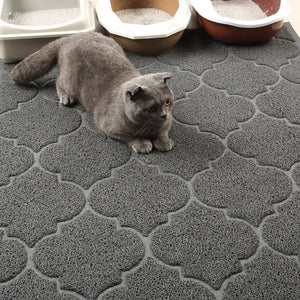 Cat Litter Mat, XL Super Size, Phthalate Free, Easy to Clean, Durable, Soft - 