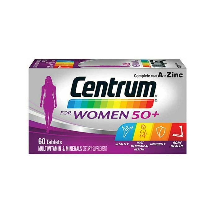 Centrum Multivitamins Women 50+ bones mental menopausal   immunity 60T - 