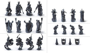 Chess Set Lord of The Rings Battle for Middle Earth Chess Set - 